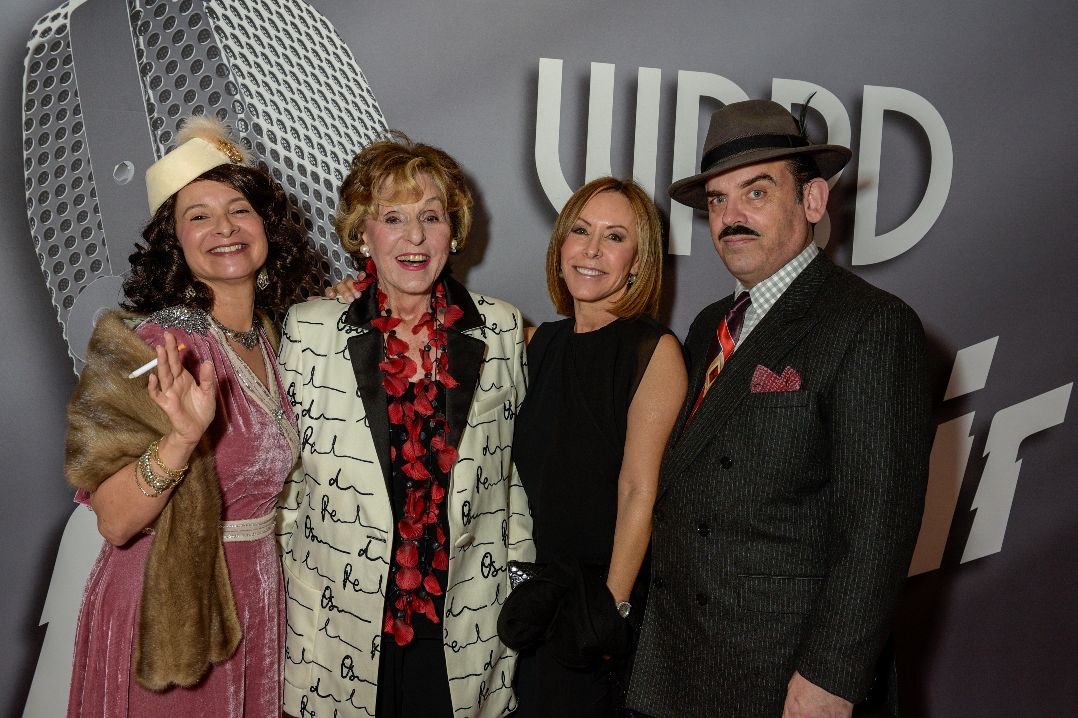 Fran Weissler and Nancy Goodes with Sue Ellen Beryl and William Hayes